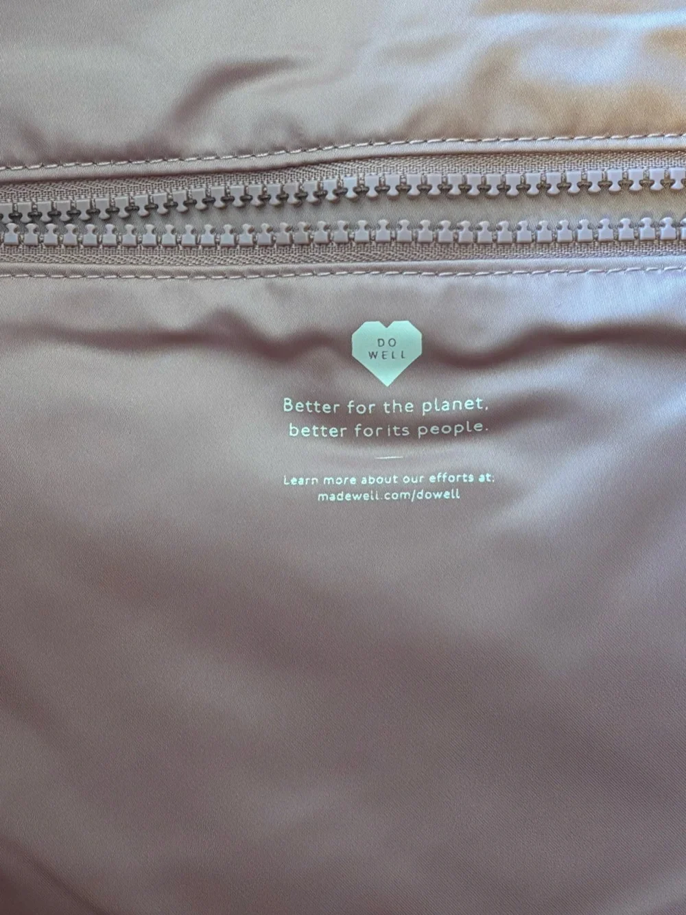 Madewell MWL (Re)sourced Tote Bag in Pink or Rose Gold